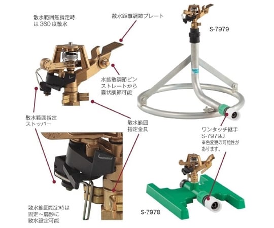 三和体育 スプリンクラー (メタルスタンド) S-7979 メーカー直送