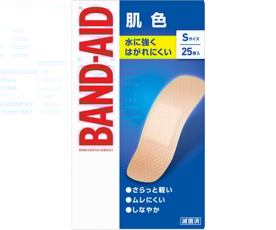 68-5150-10 バンドエイド® 救急絆創膏 肌色 Mサイズ 1個(25枚入