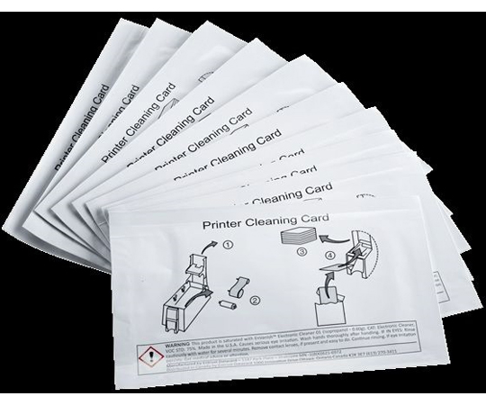 68-5159-06 カードプリンター クリーニングカードキット 1キット（10枚