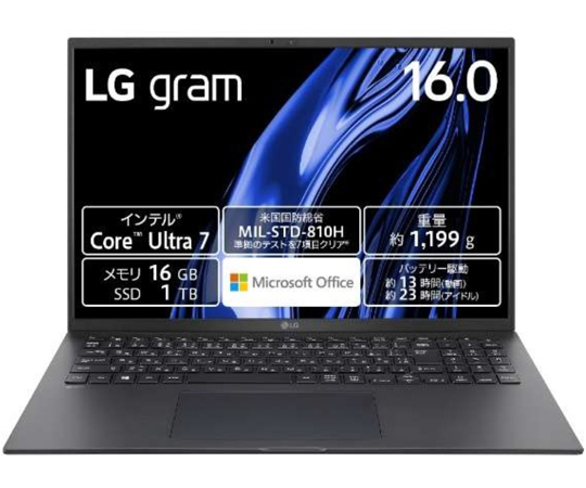 gram>Win11（IPS）/インテル Core Ultra SSD LG Electronics Japan ...