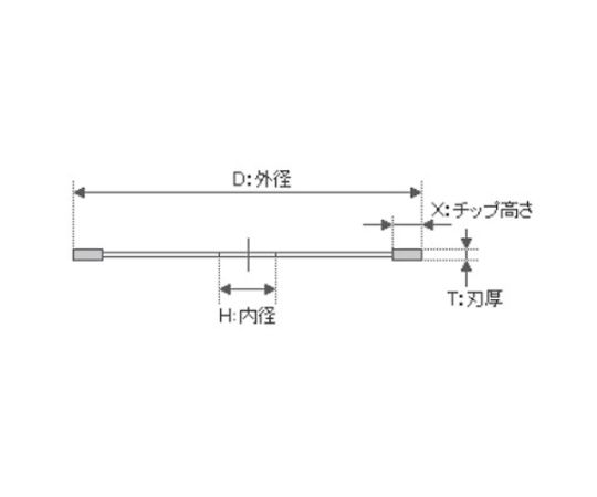 φ180x2.2x25.4mm ダイヤモンドカッター　EA809-94