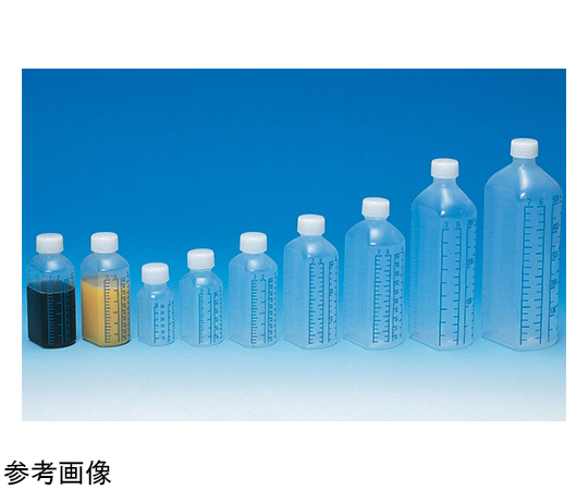現在受注を停止している商品です］68-5331-17 プリント目盛瓶 青目盛