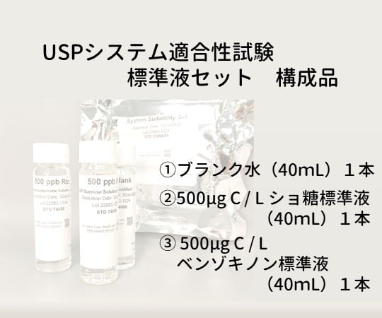 68-5345-61 USPシステム適合性試験標準液セット STD31004-01 【AXEL