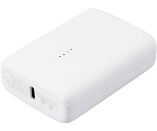 モバイルバッテリー リチウムイオン電池 USB PD 20W 10000mAh USB Type-C入出力×2 しろちゃん　EC-C14LWF