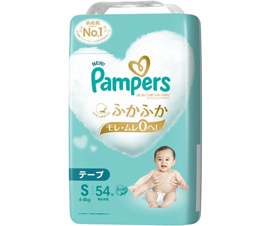 68-5381-04 パンパース はじめての肌へのいちばん スーパージャンボ S