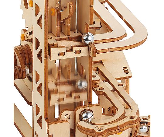 【ラスト1セット】コースター 68-5386-06 木製エレベーター式コースタークラフトキット 58445