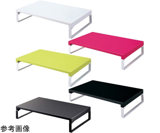 68-5567-50 机上台 <幅390mm・ロータイプ> マットブラック A7330-124