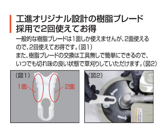 68-5571-56 手押し式エンジン草刈機 2サイクル EFR-26C 【AXEL】 アズワン