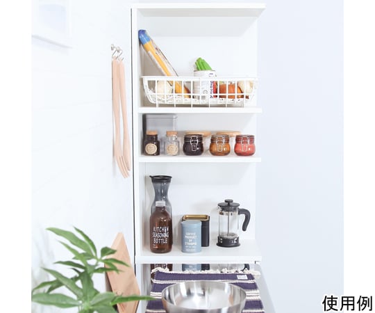 68-5571-83 国産 左右組み換え可能 隙間収納ラック 幅30cmタイプ SSN