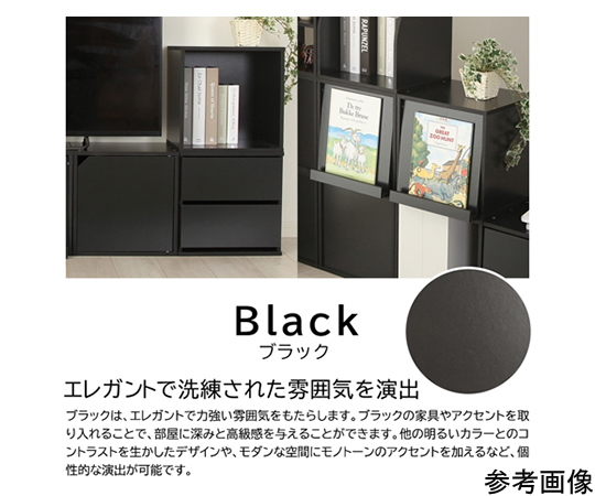 68-5572-05 組み合わせ自由 キューブボックス 棚タイプ（貫通型