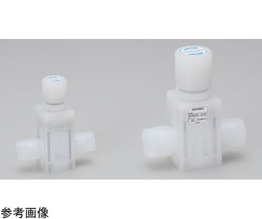 68-5634-79 超純水・腐食性薬品の手動開閉バルブ（マルチターン