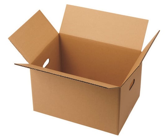 68-5691-15 穴付ダンボール箱 大 1セット(30枚入) B471J-L-3 【AXEL