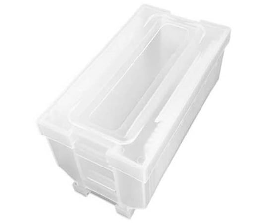 シリコンウェファ - ウェーハ輸送ボックス - ウェーハ付き・良好な状態 三甲 サンコー 半導体ウエハ搬送容器Σ100 680054 SKWAF-SIG100 1個 411