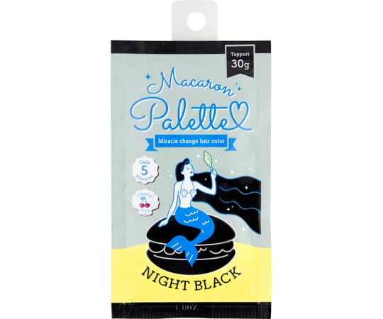 68-5764-69 マカロンパレット ヘアカラー ナイトブラック 【AXEL