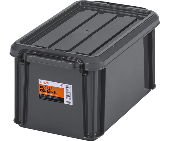 68-5777-27 バックルコンテナ チャコールグレー 容量（約）4.1L