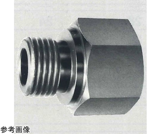 68-5791-27 高圧管継手（ねじ込み形管継手） メスオスソケット（C形