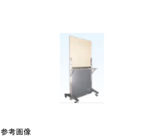 68-5810-24 含鉛アクリル防護衝立 上半面透明型 鉛当量0.5 W900