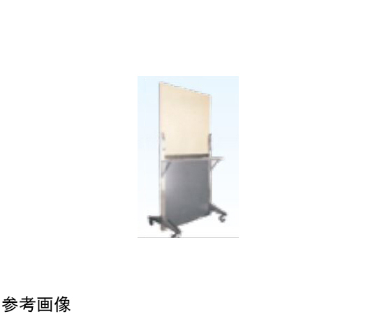 68-5810-27 含鉛アクリル防護衝立 上半面透明型 鉛当量1.5 W900
