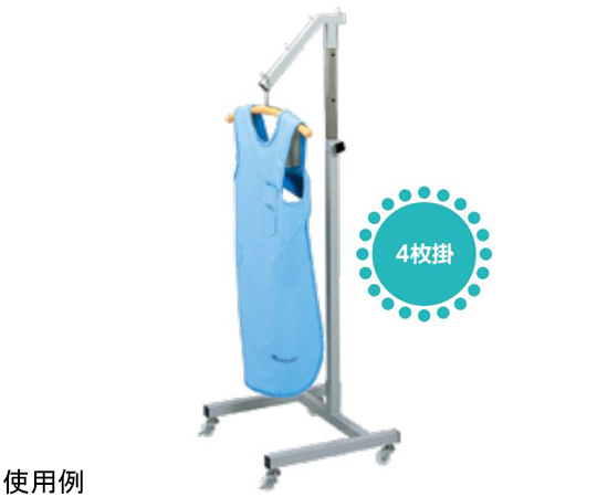 68-5810-34 スタンド式3枚掛ハンガー PHF-3 【AXEL】 アズワン