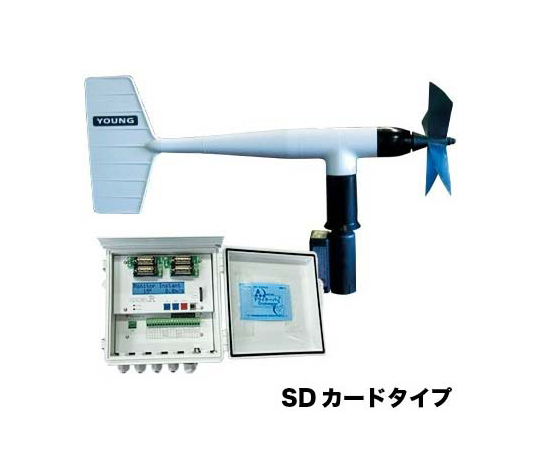 68-6581-31-60 弱風用風向風速計検定付セット(SDカードタイプ