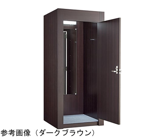 68-6591-48 木製フィッティングルーム ドアタイプ 錠・LED照明付