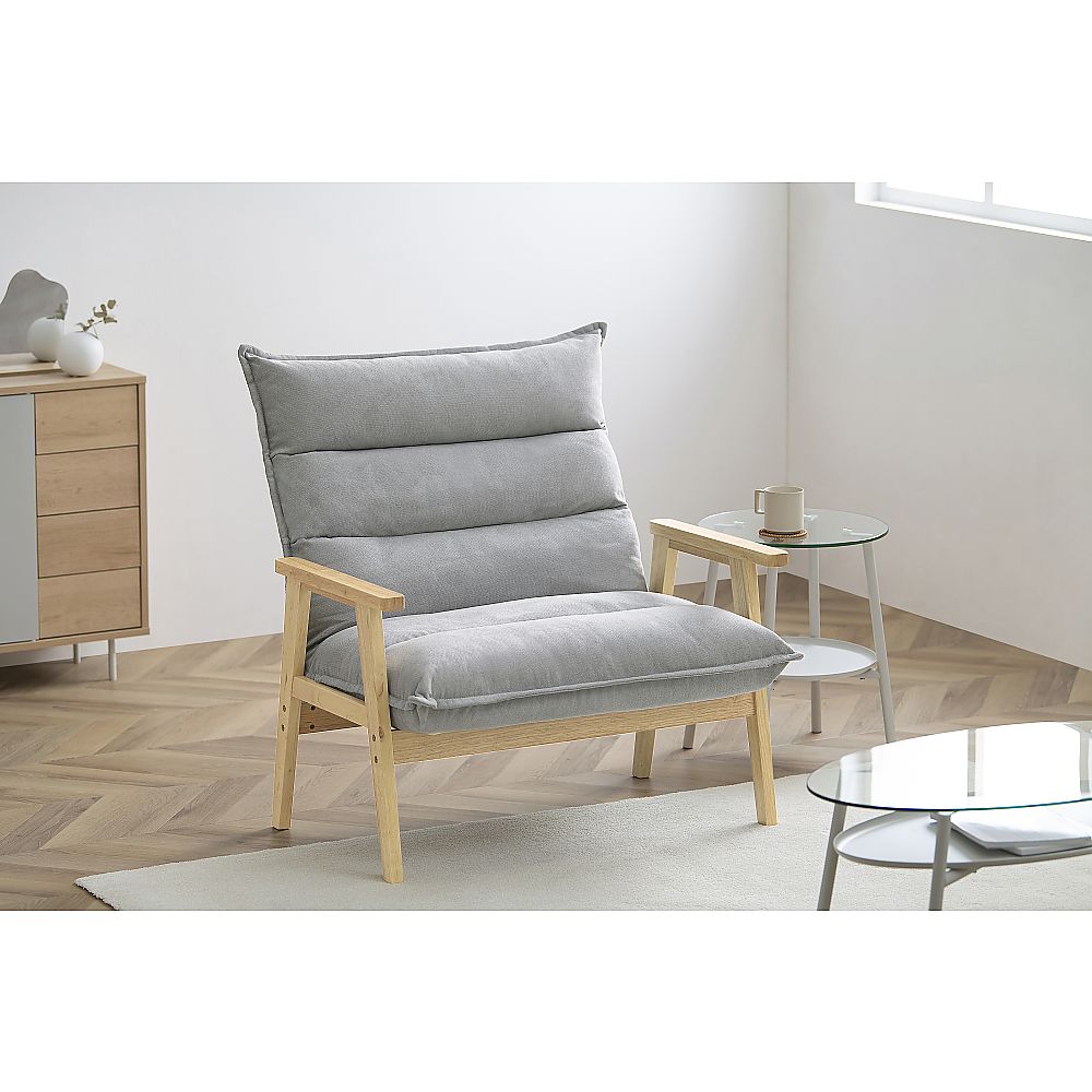 68-6601-93 1人掛けワイドハイバックソファ LHB-1W 【AXEL】 アズワン