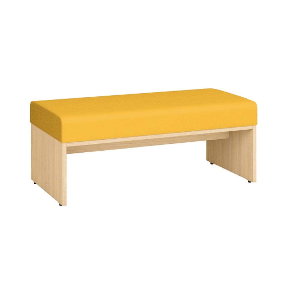 68-6607-91 ロッカー（クローレ）エンドベンチ ソフトイエロー HCEA