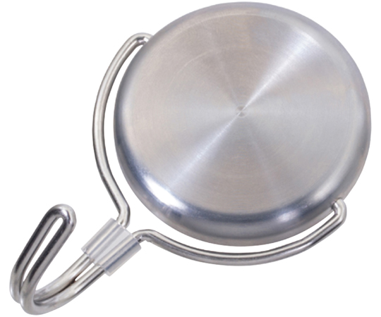 68-6629-66 パワーマグネットフックフラット MPM-7 シルバー 63×40mm