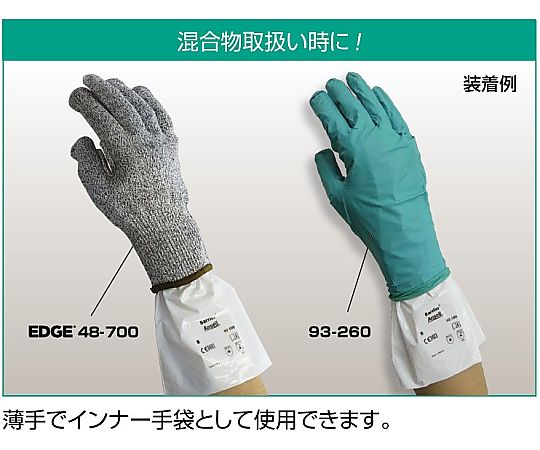 m様 手袋 68-6652-36 化学防護手袋 JIST8116適合品 M 02-100 【AXEL