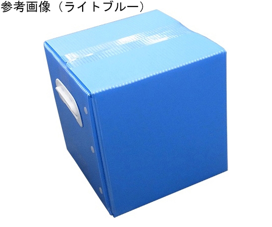68-6751-51 プラダン製A式箱 プライタBOX キューブタイプ500