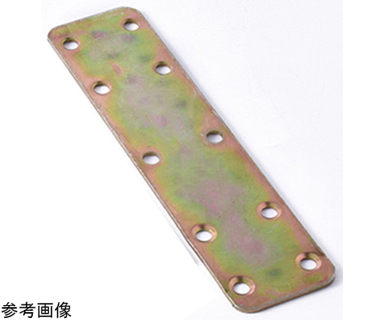 68-6764-26 幅広スチールジョイント39×28mm 4穴 黄銅色 BS-IRJB