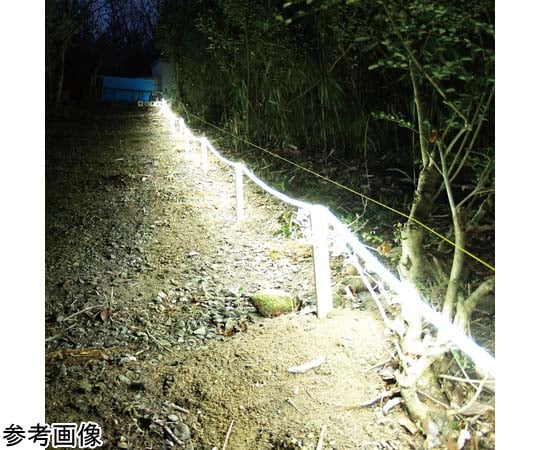 68-6860-23 LEDロープライト 白 5m（電源付き） FRL-W5M 【AXEL