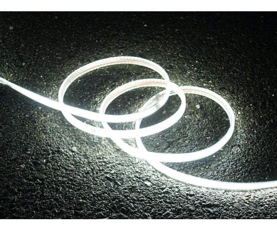 68-6860-23 LEDロープライト 白 5m（電源付き） FRL-W5M 【AXEL