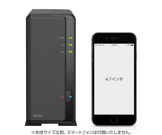 68-6999-59 Synology DiskStation DS124 【AXEL】 アズワン