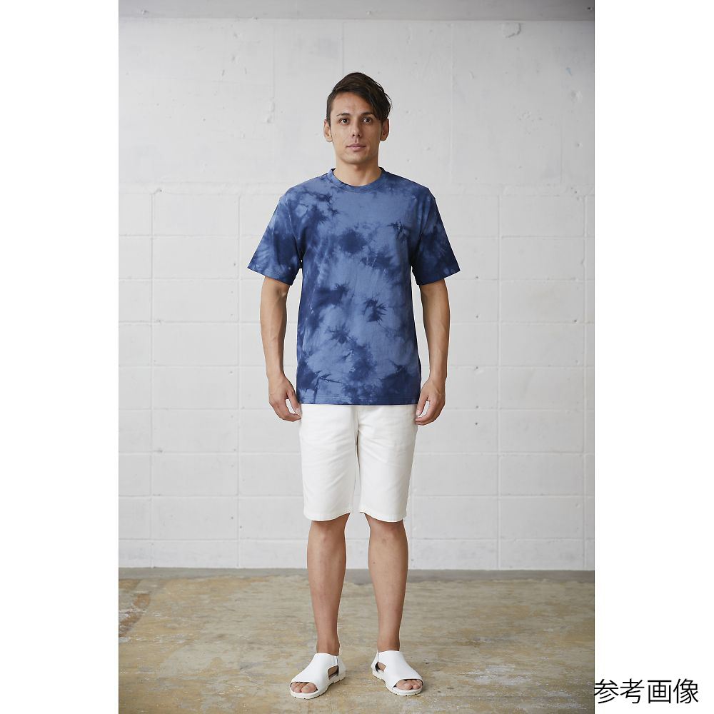68-7390-43 タイダイTシャツ ネイビー XL TDT148-NVY-XL 【AXEL】 アズワン