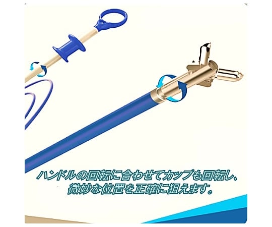 68-9198-63 ディスポーザブル回転生検鉗子 Sシリーズ 外径1.8mm 有効長