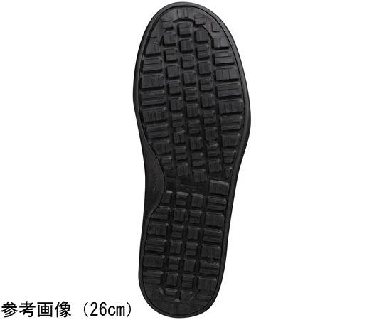 超耐滑軽量作業靴 ハイグリップ H-711N ブラック 23.0cm　H-711N-23.0