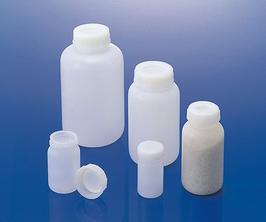 68-9380-49 ポリ広口瓶（ソフトロンパッキン付）100mL JH-100