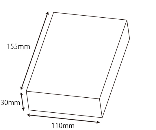 PETクリアケース 155×110×30mm 無地 1パック（5個入）　006854126