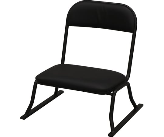 68-9390-50 楽座椅子 ロータイプ ブラック RCL-100 【AXEL】 アズワン