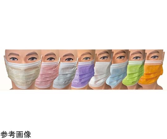 68-9395-95 フィット使いきりマスク ホワイト 1ケース（50枚×50箱入