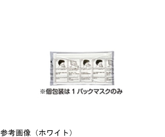 68-9396-09 IS使いきりレギュラーマスク ホワイト 1ケース（50枚×40箱