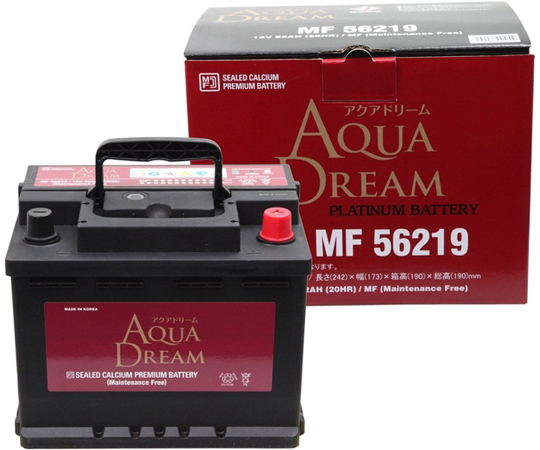 68-9421-50 輸入車用バッテリー 欧州車用 CAR BATTERY 62Ah MF56219 【AXEL】 アズワン