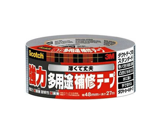 68-9432-25 スコッチ®ダクトシールテープDUCT-27 48mm×27m 1箱