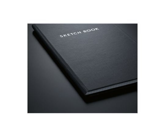 68-9456-84 野帳スケッチ3mm方眼チャコールブラック ｾ-Y7D 【AXEL