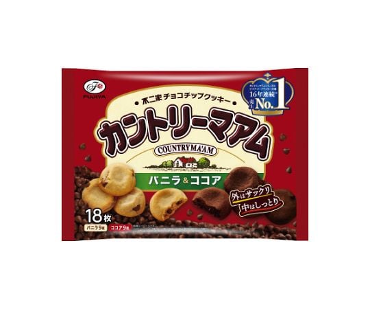 68-9499-93 カントリーマアム バニラ＆ココア 18枚入 274843 【AXEL
