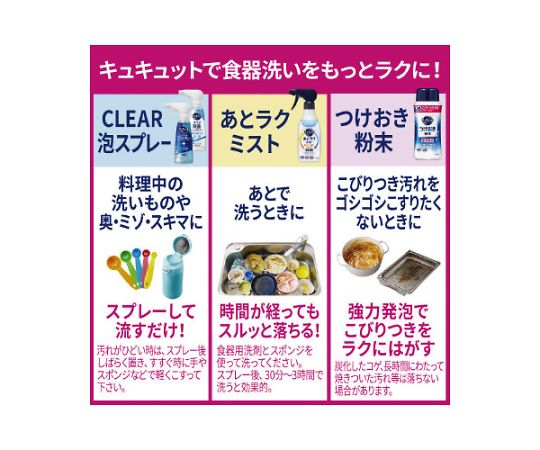 キュキュット 68-9508-01 キュキュット泡スプレー 本体 無香 421029 【AXEL