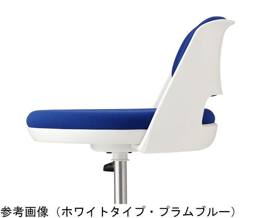 68-9781-16 メディカルスツール・背付き・ハイ・足掛けリング