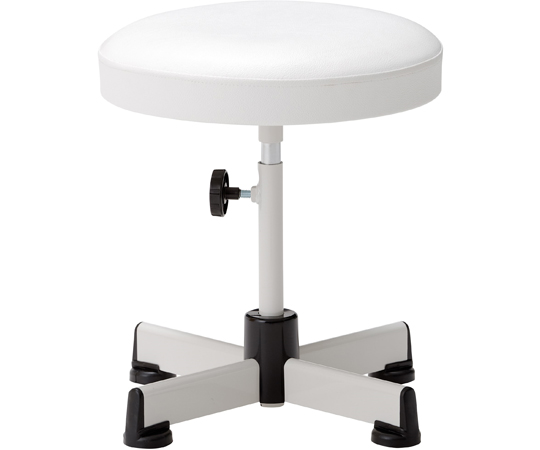 68-9781-49 ホワイト患者用チェア（固定脚端タイプ） 耐アルコール・耐