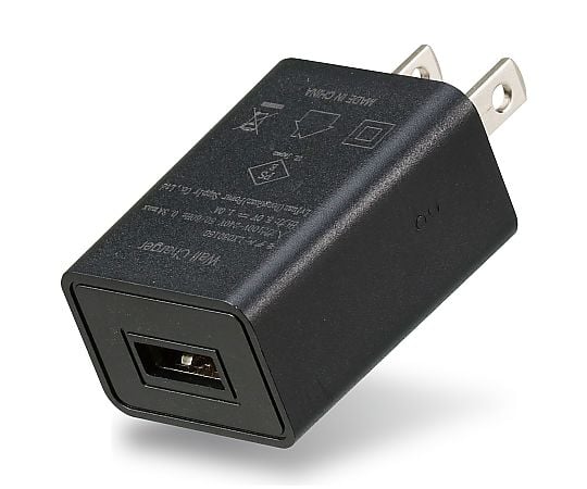 69-0328-18 USB電源ACアダプター 黒（DC5V1.5A） 91890 【AXEL】 アズワン